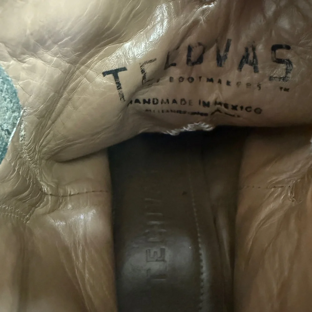 Tecovas Lucy Women's Grey Suede Ankle Boots 9.5 - Picture 11 of 11